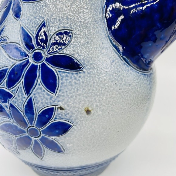 Rare Gres de La Roche Jos Kalb Salt Glazed Pottery Coffee Teapot w Lid Pitcher - Picture 10 of 10